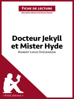 cover image of Docteur Jekyll et Mister Hyde de Robert Louis Stevenson (Fiche de lecture)
